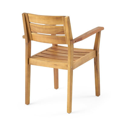 Set da pranzo da esterno Stockton da 8 posti in legno di acacia di Christopher Knight Home