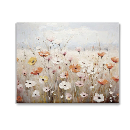 Stupell Charming Flower Meadow Canvas Wall Art Design di Ramona Murdock