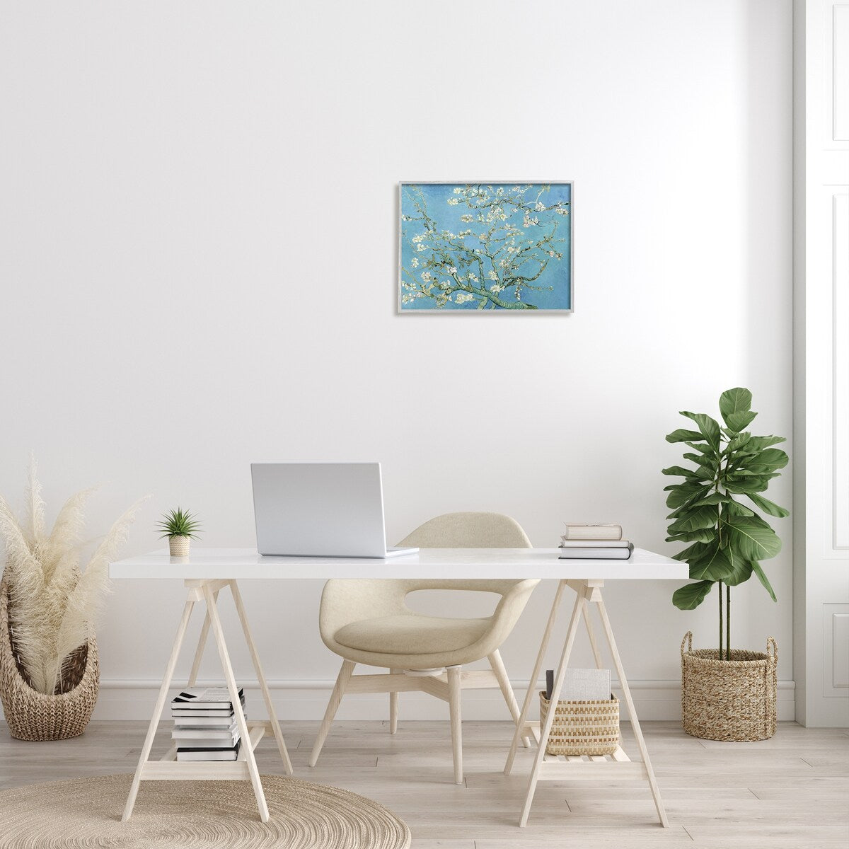 Stupell Mandorli in fiore Vincent van Gogh Classico dipinto di un albero in fiore, arte murale incorniciata, design di one1000paintings