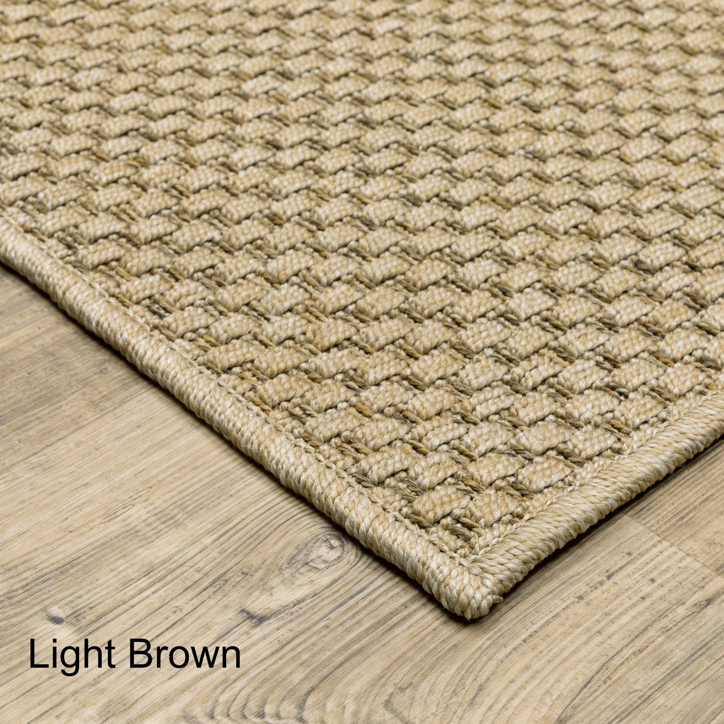 Tappeto da interno ed esterno in stile Haven Veranda Tonal Woven Basket Weave