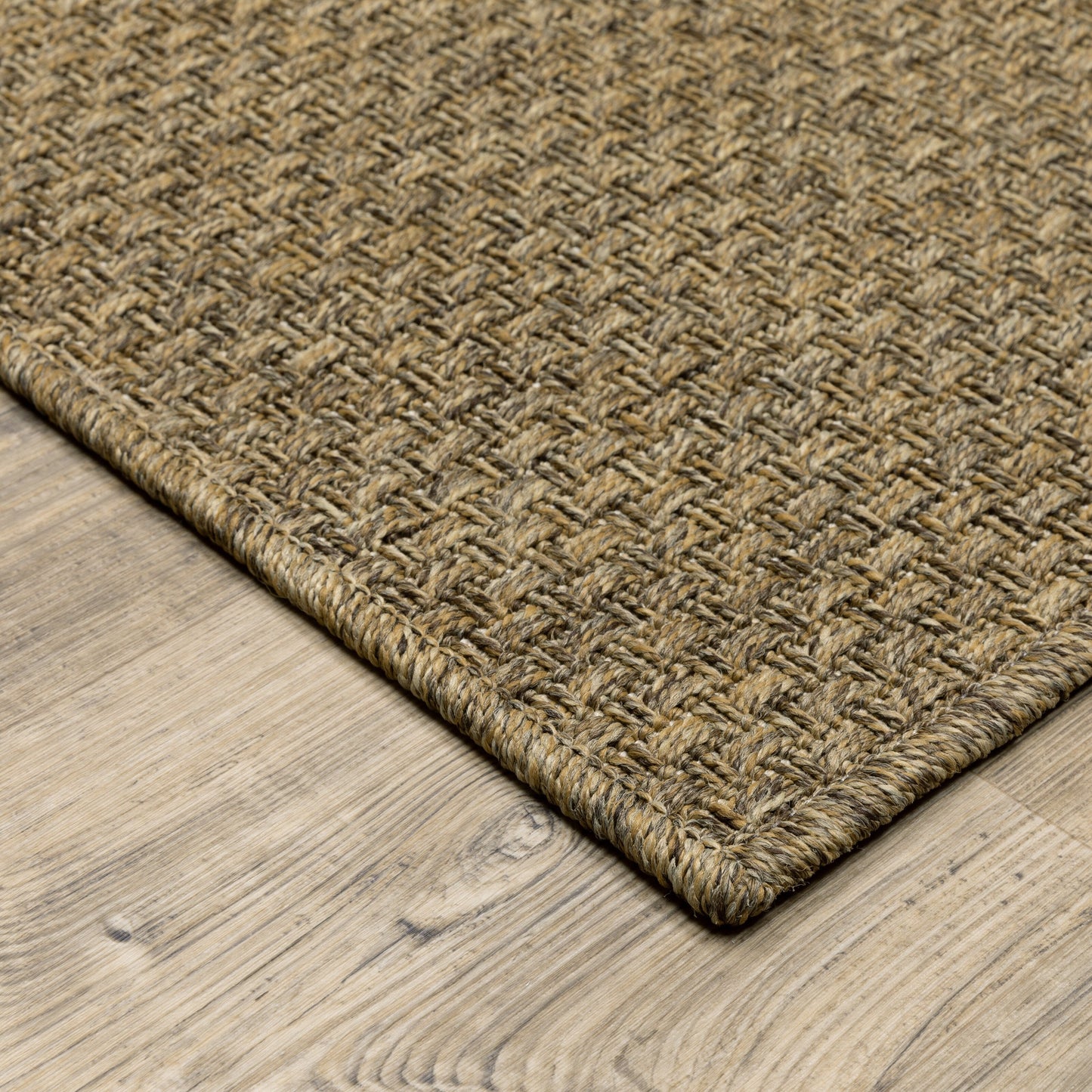 Tappeto da interno ed esterno in stile Haven Veranda Tonal Woven Basket Weave