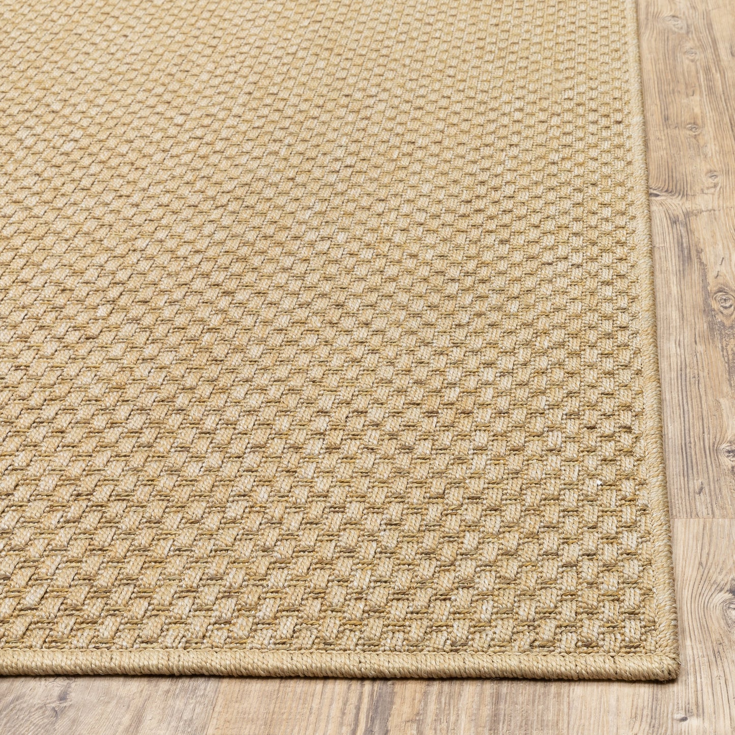Tappeto da interno ed esterno in stile Haven Veranda Tonal Woven Basket Weave