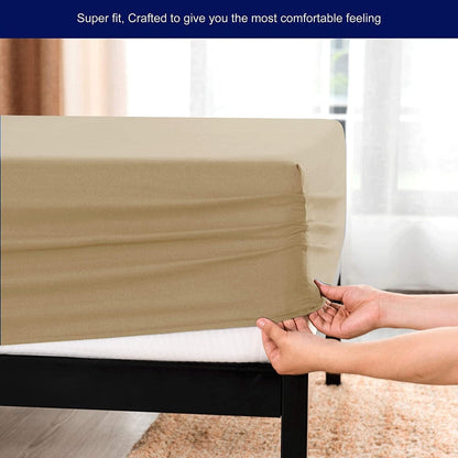 Lenzuolo con angoli con tasca profonda Subrtex Premium Microfibra da 15 pollici