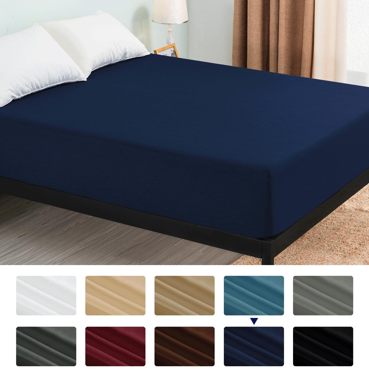 Lenzuolo con angoli con tasca profonda Subrtex Premium Microfibra da 15 pollici