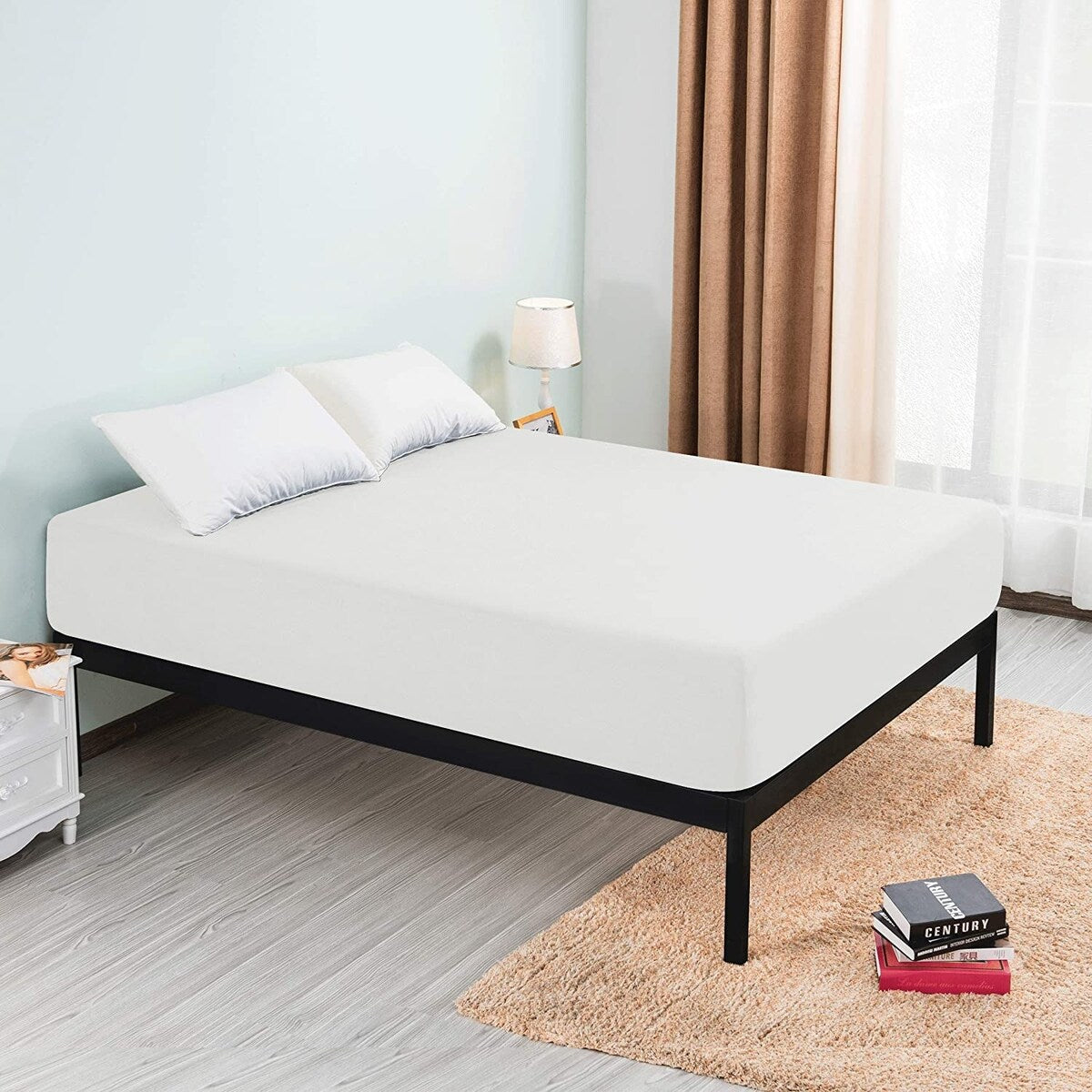 Lenzuolo con angoli con tasca profonda Subrtex Premium Microfibra da 15 pollici