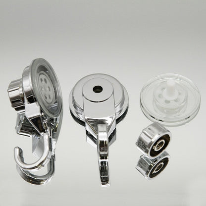 Ganci a ventosa per doccia e cucina, organizer per pareti in luffa, set da 2