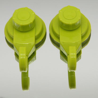 Ganci a ventosa per doccia e cucina, organizer per pareti in luffa, set da 2