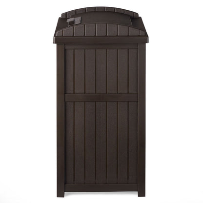 Suncast 30 Gallon Hideaway Trash, bidoni per rifiuti per esterni e cyberspazio