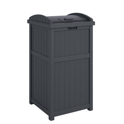 Suncast 30 Gallon Hideaway Trash, bidoni per rifiuti per esterni e cyberspazio