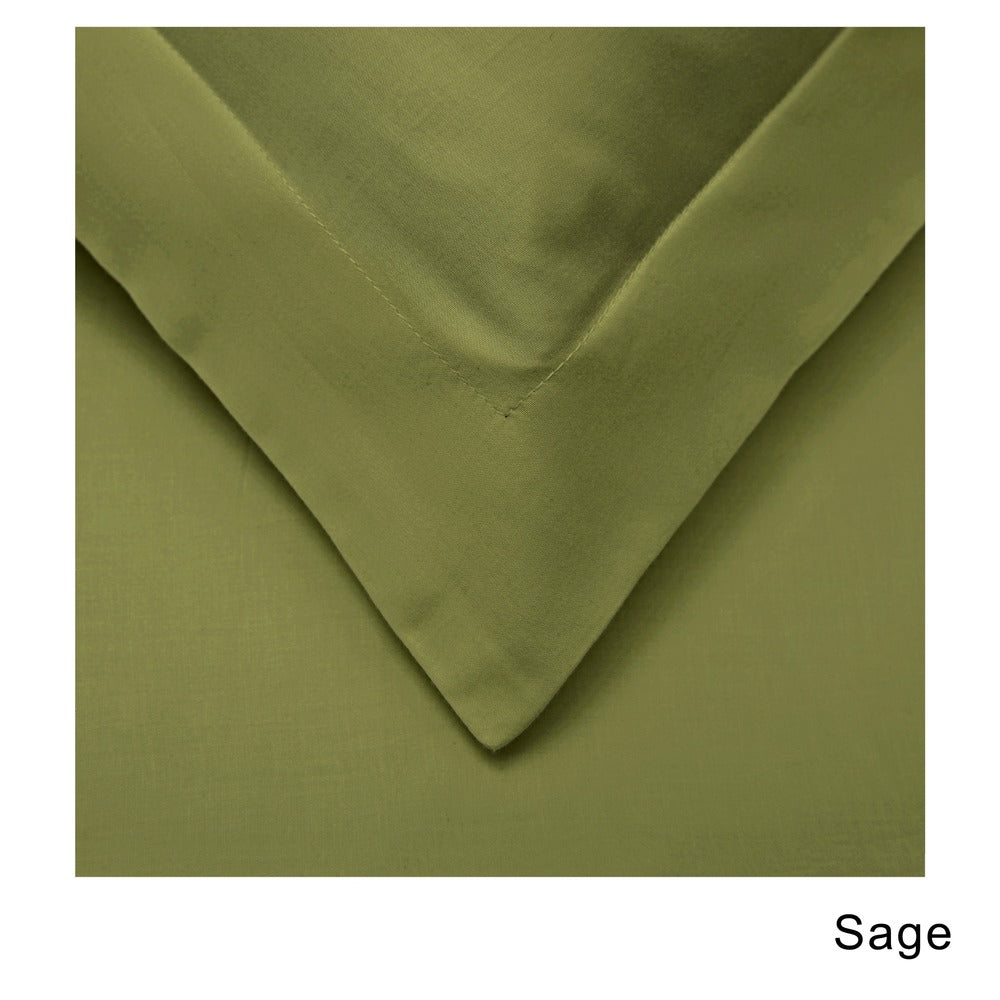 Set copripiumino in raso di cotone pettinato di qualità superiore a 400 fili