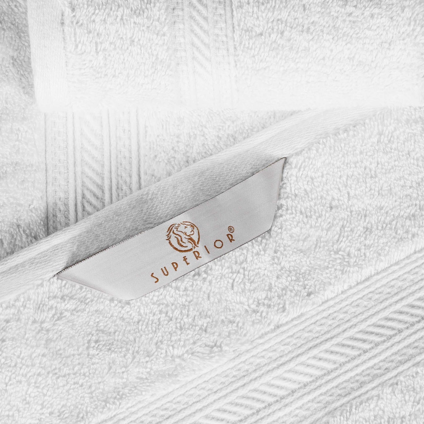 Set di asciugamani di qualità superiore in cotone pettinato a fibra lunga, 6 pezzi