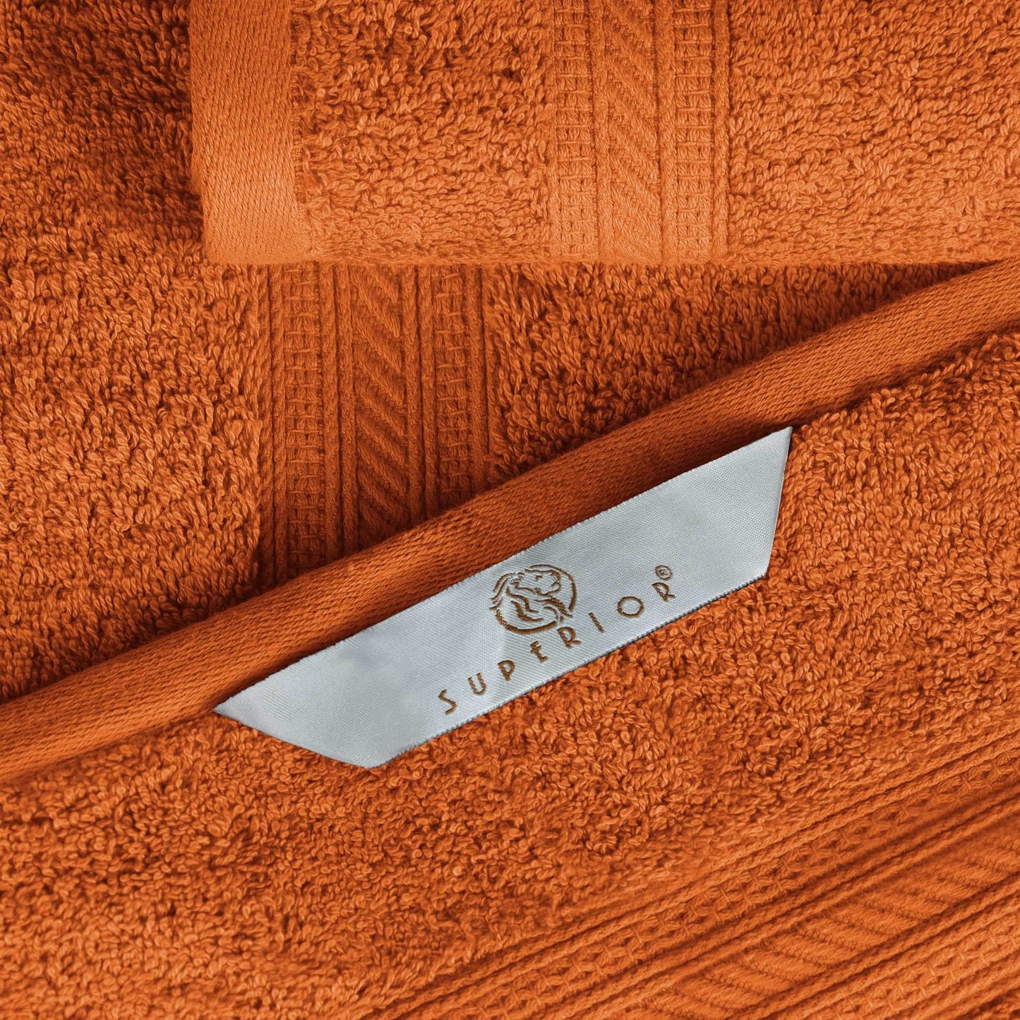 Set di asciugamani di qualità superiore in cotone pettinato a fibra lunga, 6 pezzi