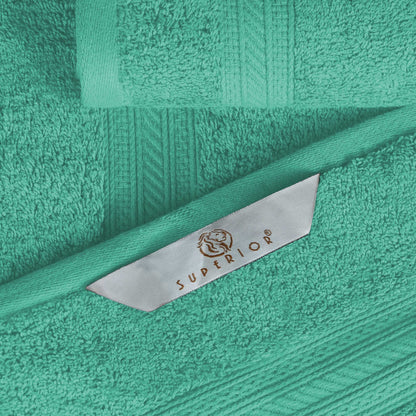 Set di asciugamani di qualità superiore in cotone pettinato a fibra lunga, 6 pezzi