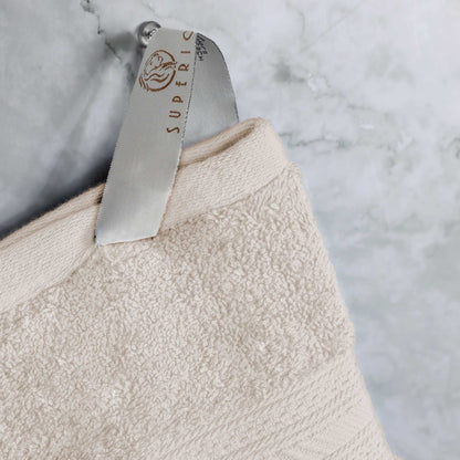 Set di asciugamani di qualità superiore in cotone pettinato a fibra lunga, 6 pezzi