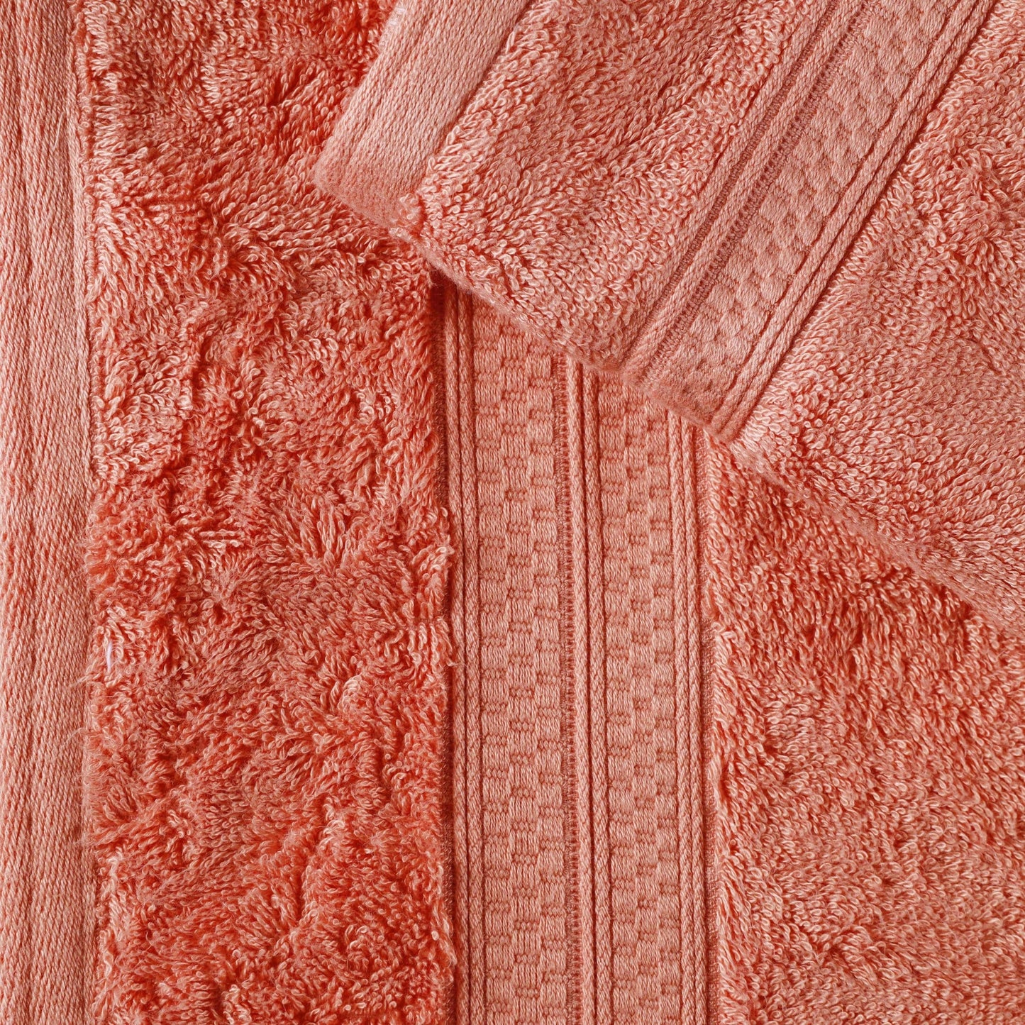 Set di asciugamani da bagno di qualità superiore, 8 pezzi, in rayon di bambù e cotone