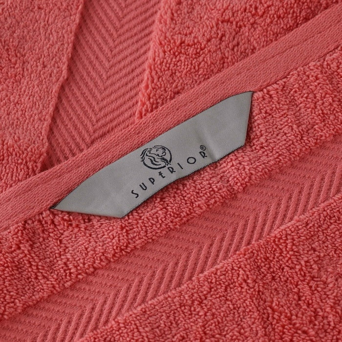 Asciugamano da bagno in cotone assorbente Zero Twist di qualità superiore (set da 2)