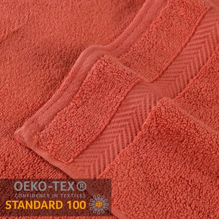 Asciugamano da bagno in cotone assorbente Zero Twist di qualità superiore (set da 2)