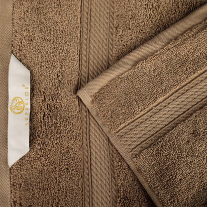 Set di 2 teli da bagno pesanti in cotone egiziano di qualità superiore