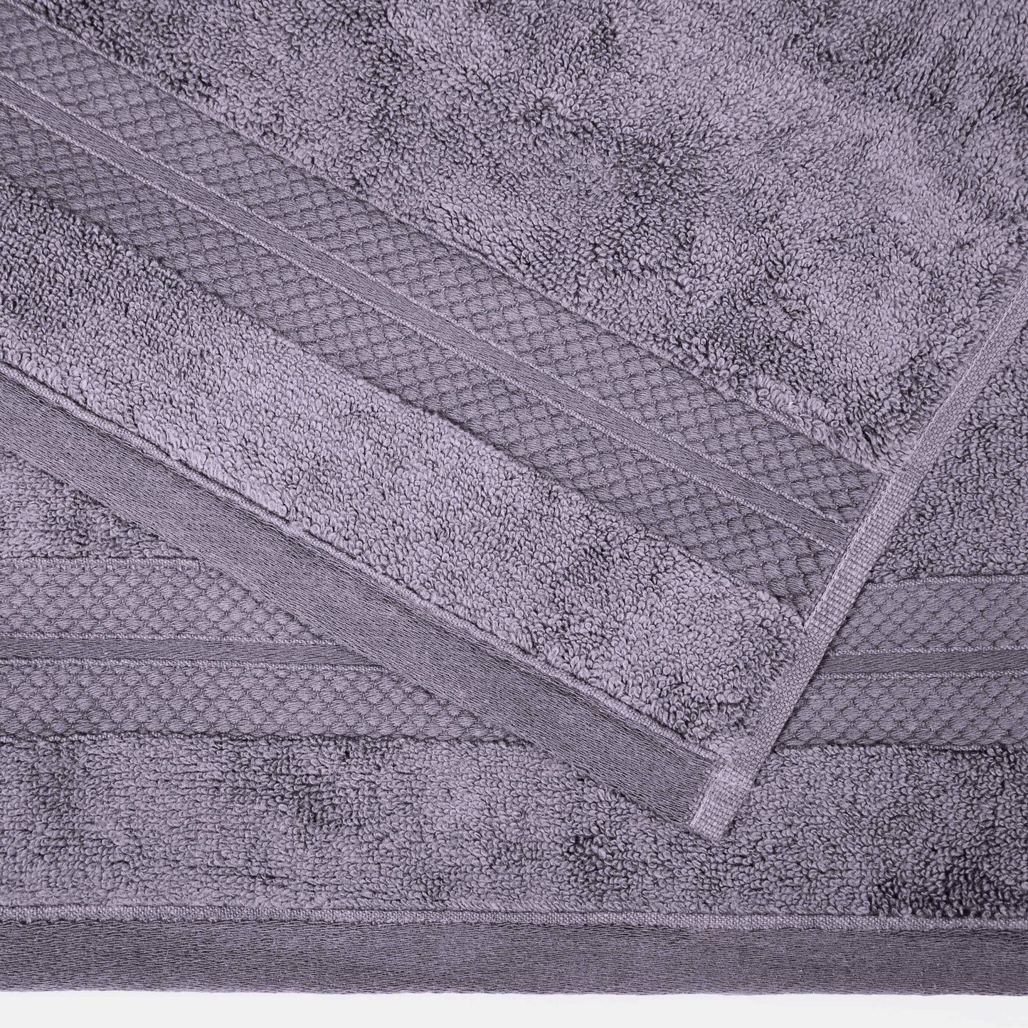 Set di 6 asciugamani in cotone turco di alta qualità, in morbida spugna e pesantezza