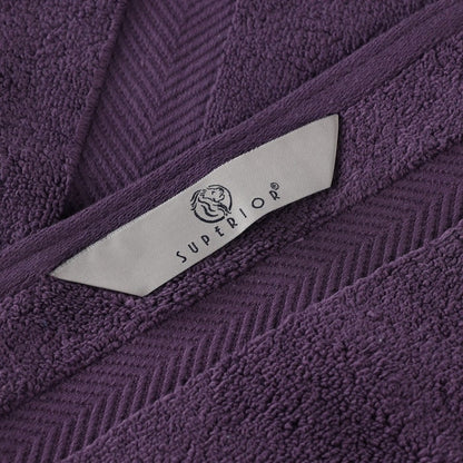 Set di 6 asciugamani assorbenti morbidi in cotone Superior Zero Twist