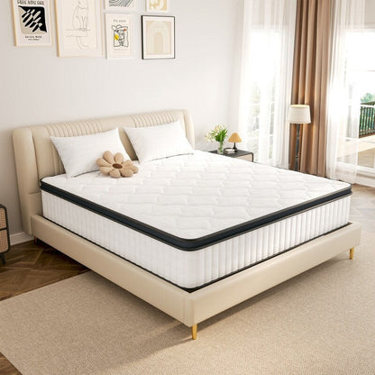 Materasso a molle insacchettate con memory foam – Certificato OEKO-TEX®, rivestimento traspirante