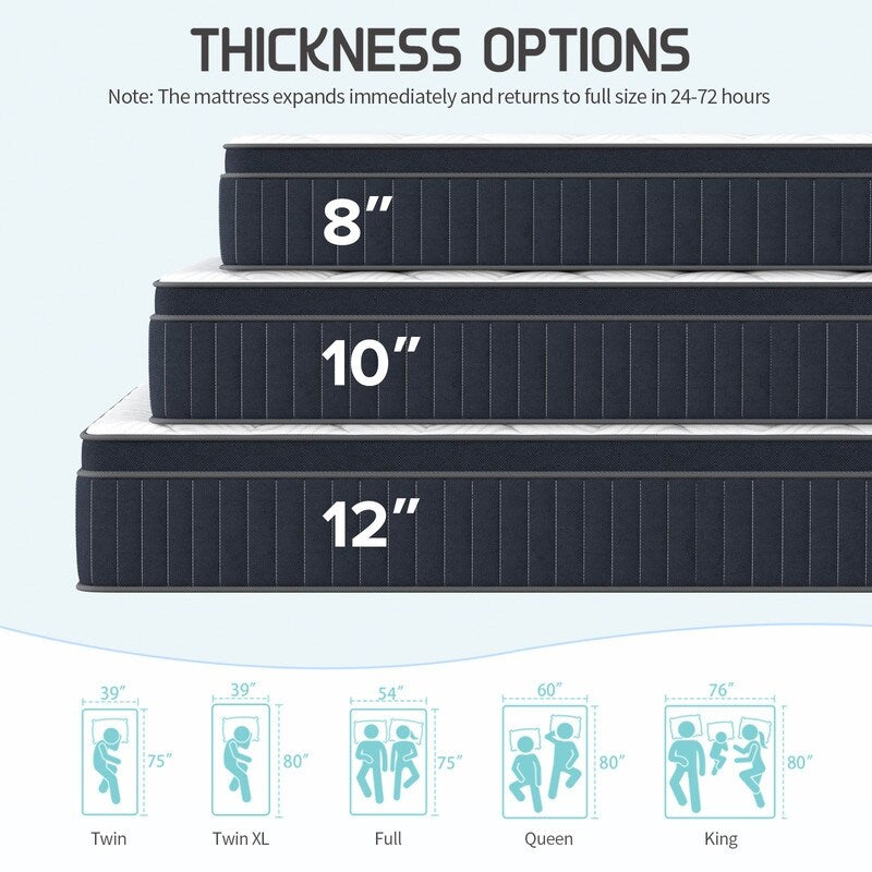 Materasso ibrido SweDrea Plush - 12 notti rinfrescanti per chi dorme caldo