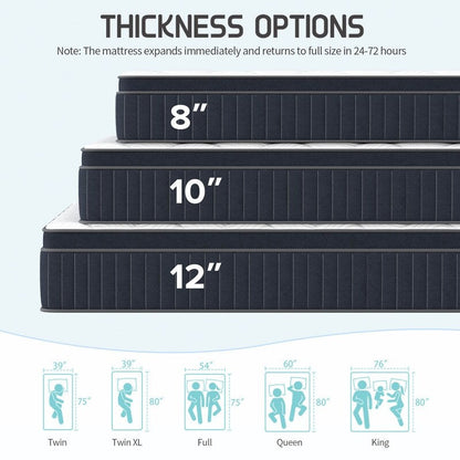 Materasso ibrido SweDrea Plush - 12 notti rinfrescanti per chi dorme caldo