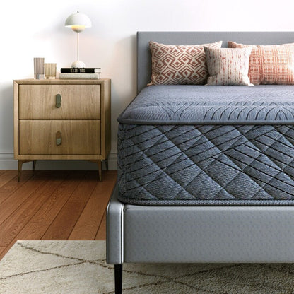 Materasso ibrido SweDrea Twin Size 8 pollici - Sottile, traspirante e di supporto per alleviare la pressione in dormitori e appartamenti