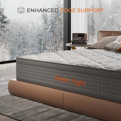 Materasso ibrido in memory foam gel Sweetnight da 14''