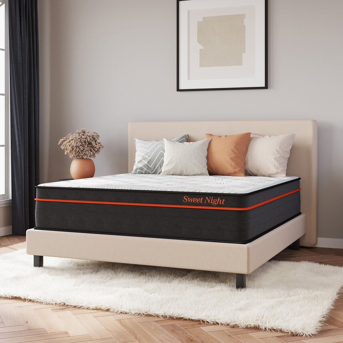 Materasso ibrido in memory foam Sweetnight Twilight 14 Gel