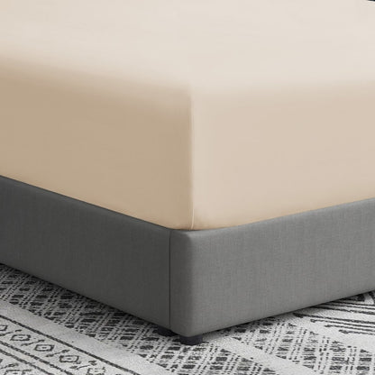 Lenzuolo con angoli singolo Swift Home in microfibra spazzolata doppia da 18-21 pollici con tasca extra profonda