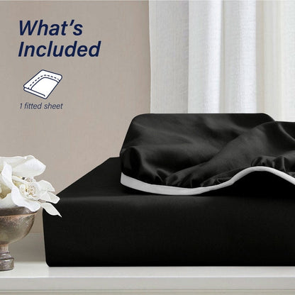 Lenzuolo con angoli singolo Swift Home in microfibra spazzolata doppia da 18-21 pollici con tasca extra profonda