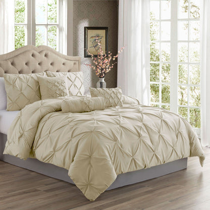 Set di piumoni in microfibra ultra morbida Swift Home Modern Diamond Pintuck, 3 pezzi