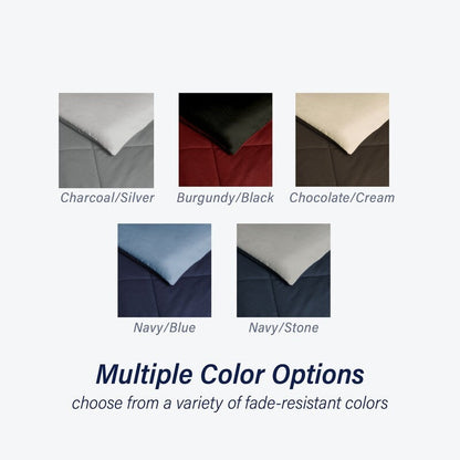 Set di piumini in microfibra reversibile Swift Home in alternativa al piumino