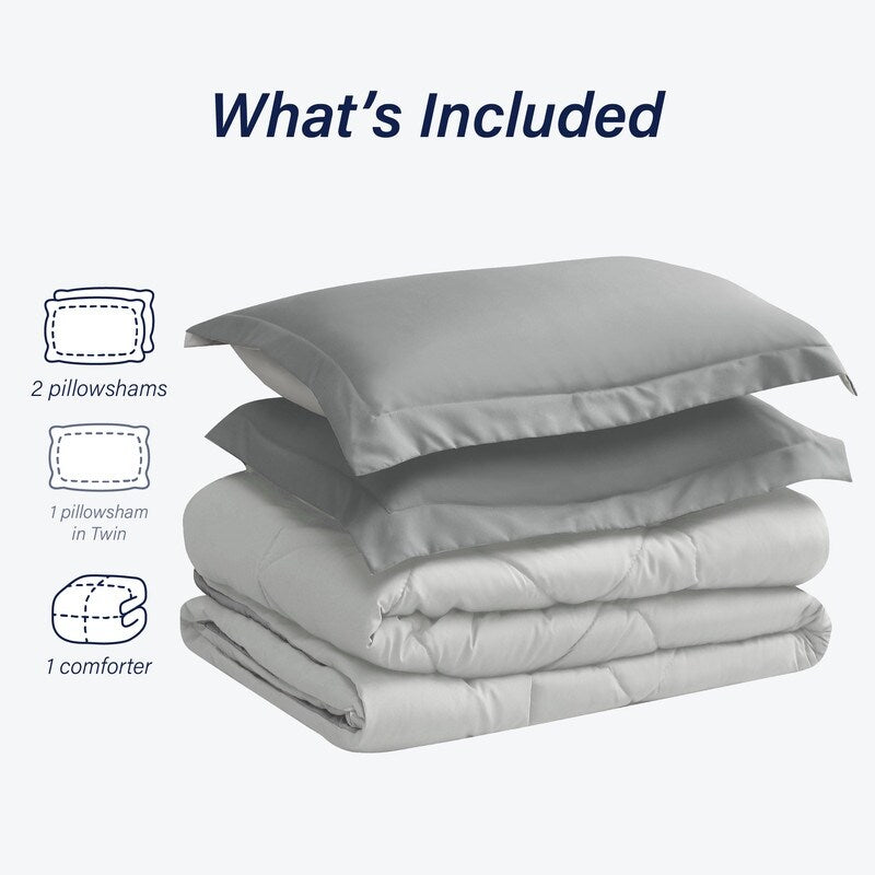 Set di piumini in microfibra reversibile Swift Home in alternativa al piumino