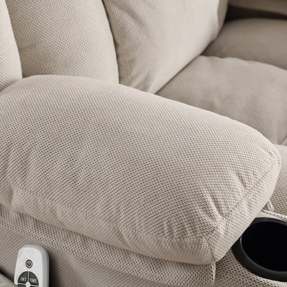 Divano reclinabile oscillante con massaggio riscaldato