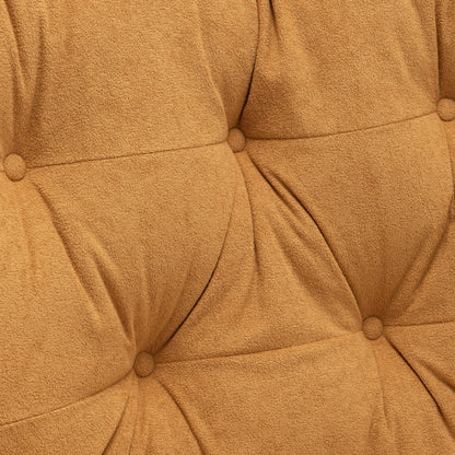 Poltrona reclinabile girevole con morbido pile artificiale, comfort imbottito, funzione di scorrimento, tasca laterale, schienale regolabile