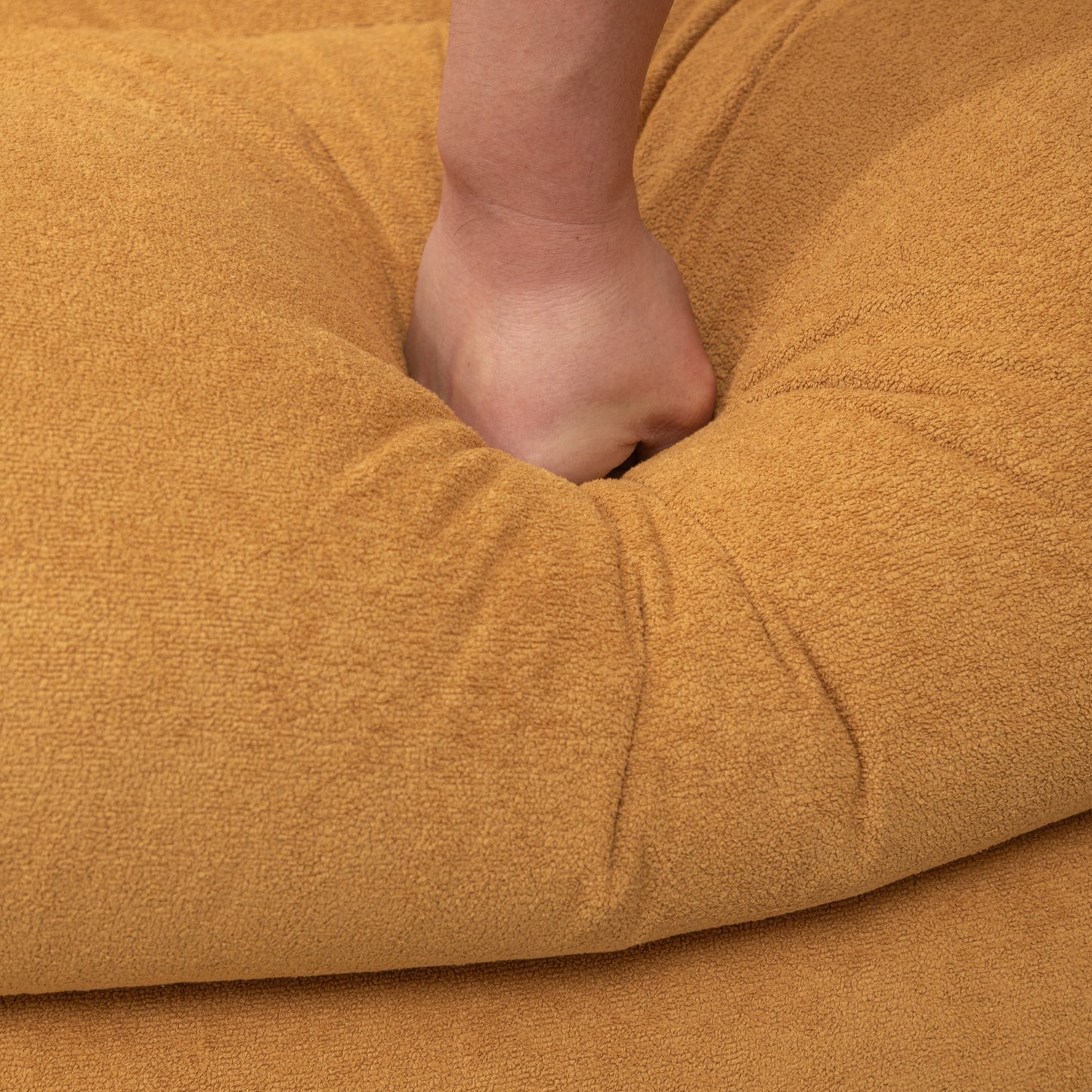 Poltrona reclinabile girevole con morbido pile artificiale, comfort imbottito, funzione di scorrimento, tasca laterale, schienale regolabile