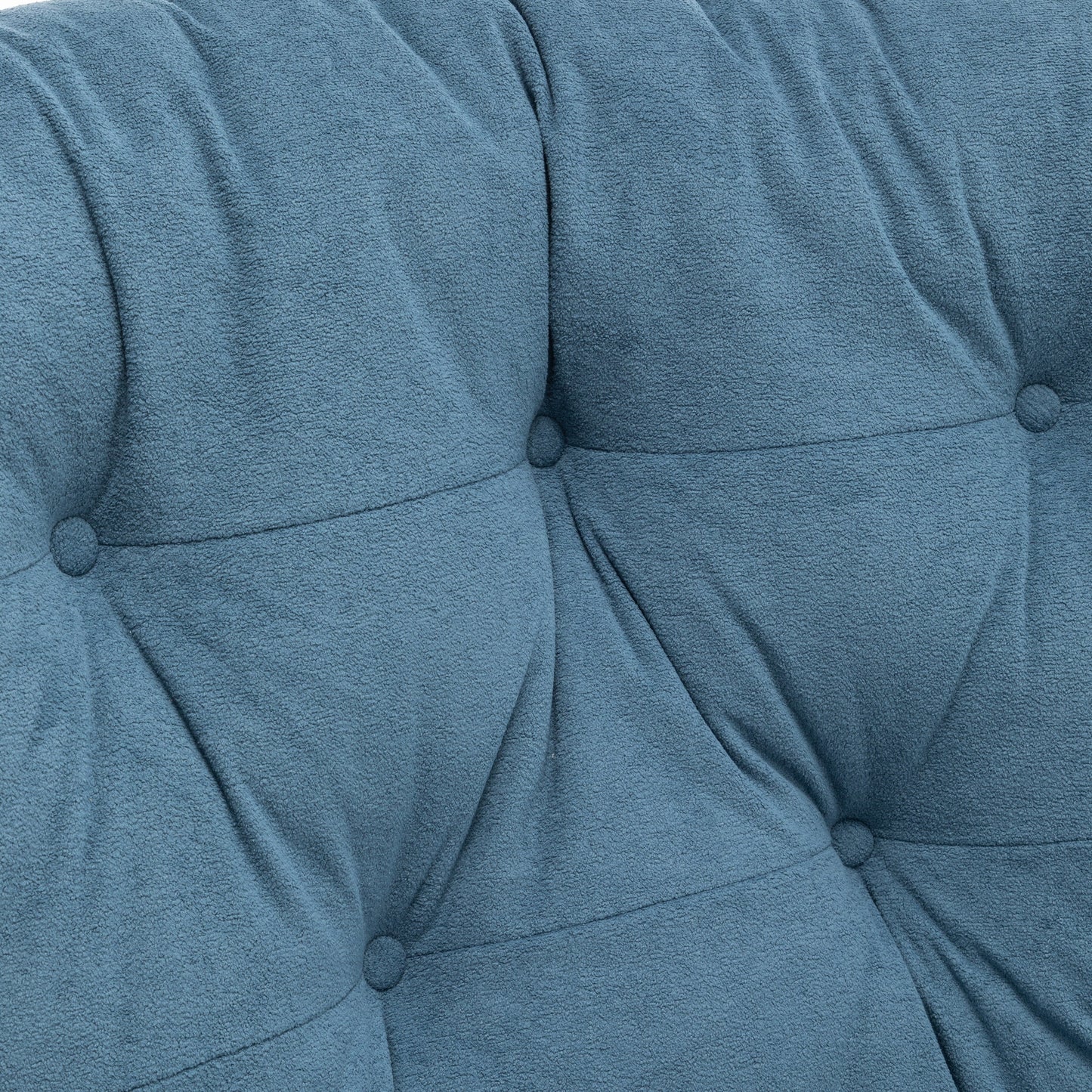 Poltrona reclinabile girevole con morbido pile artificiale, comfort imbottito, funzione di scorrimento, tasca laterale, schienale regolabile