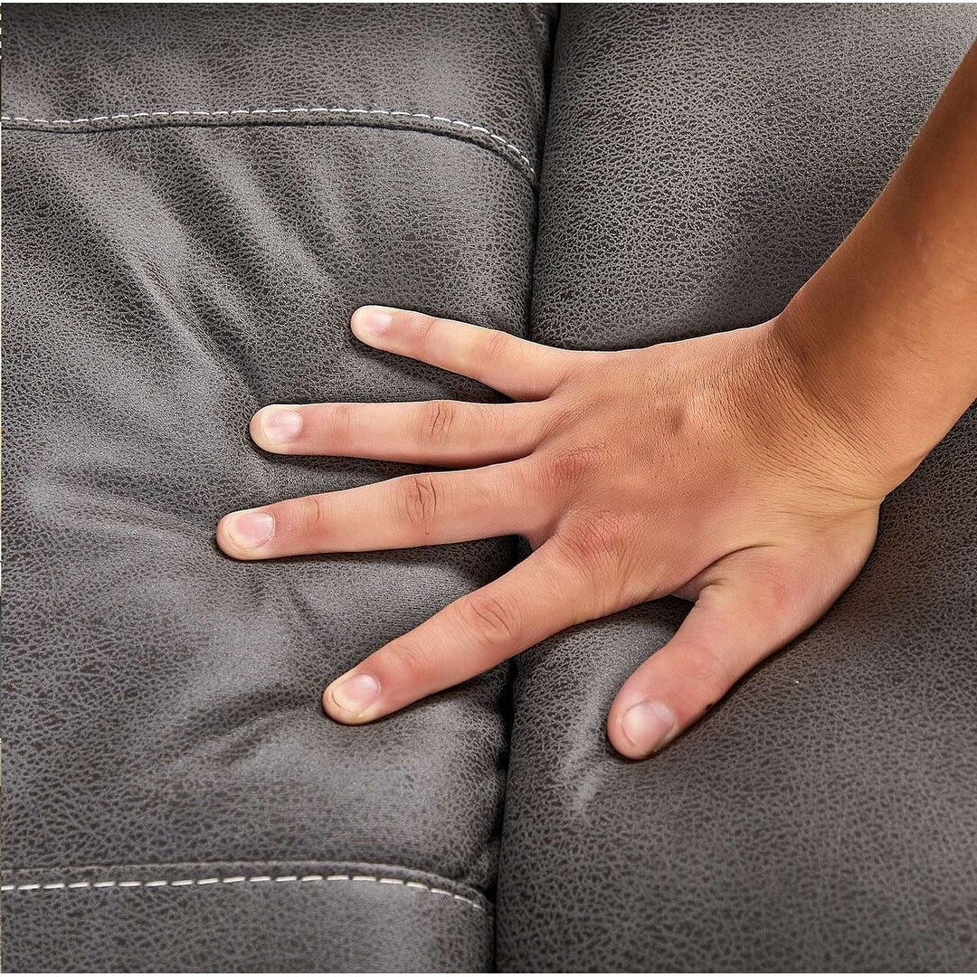 Divano reclinabile girevole singolo con telecomando elettrico e porta USB