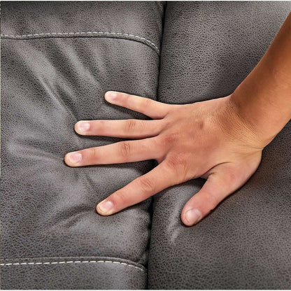 Divano reclinabile girevole singolo con telecomando elettrico e porta USB