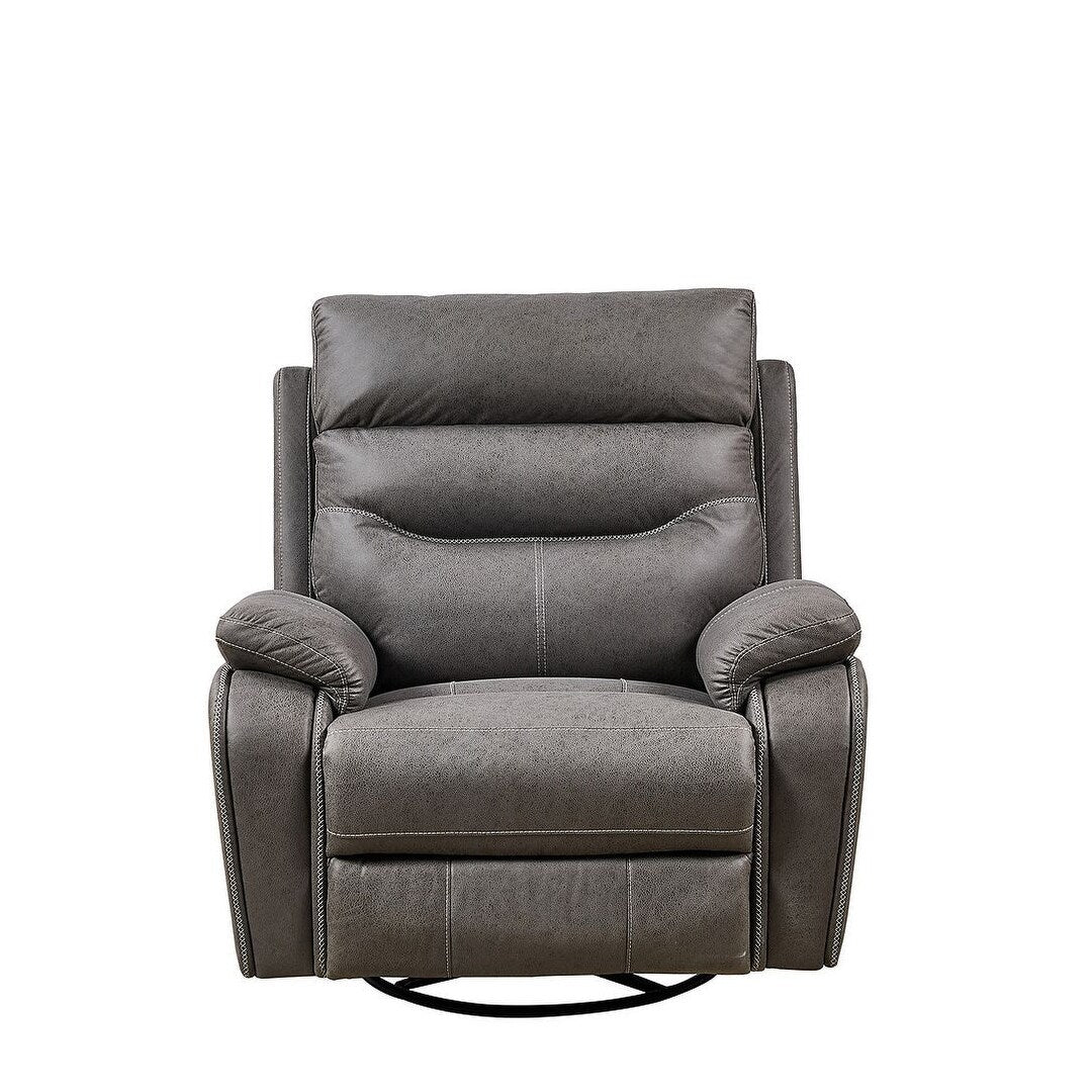 Divano reclinabile girevole singolo con telecomando elettrico e porta USB