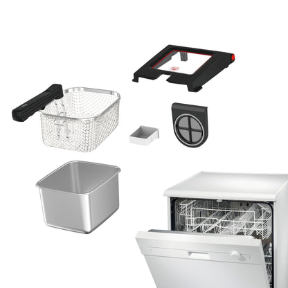 Friggitrice avanzata inodore T-fal con elemento a immersione, capacità olio 3,5 l - 3,5 litri