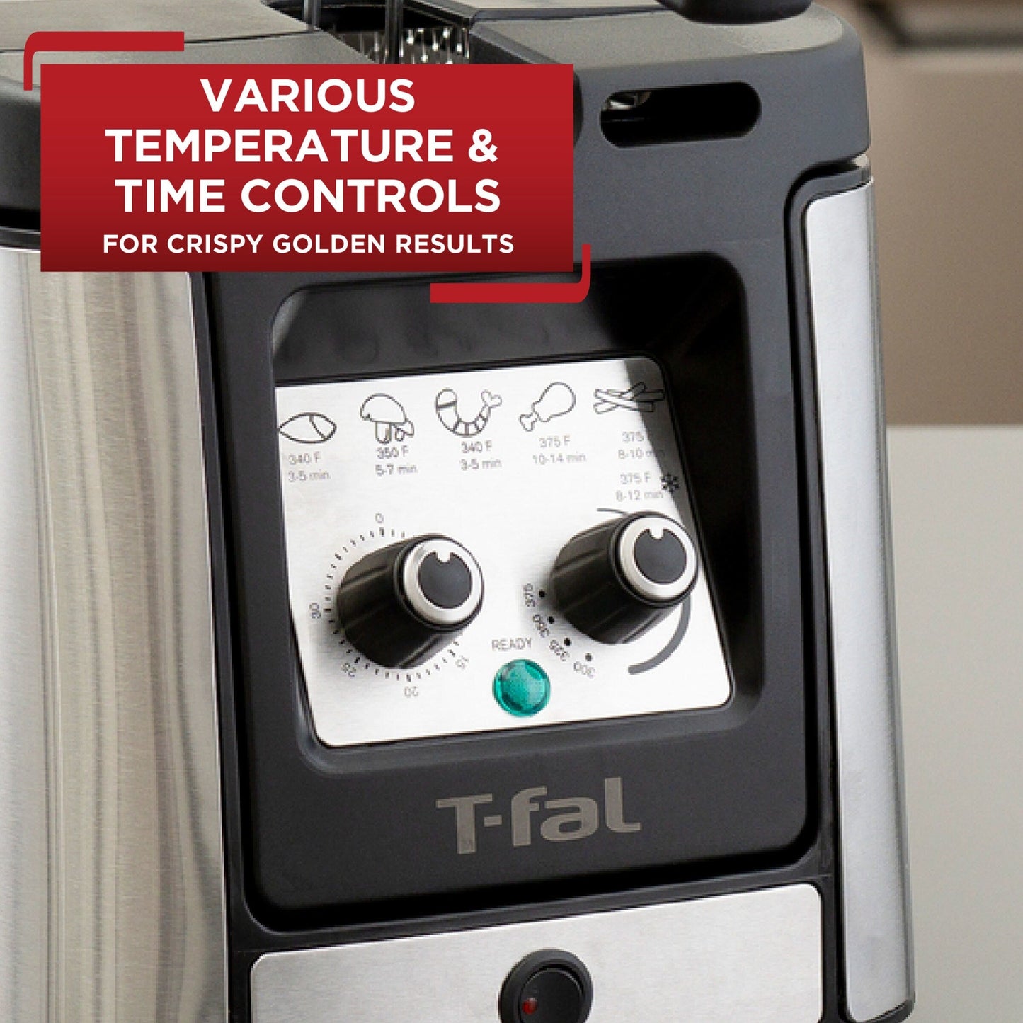 Friggitrice avanzata inodore T-fal con elemento a immersione, capacità olio 3,5 l - 3,5 litri