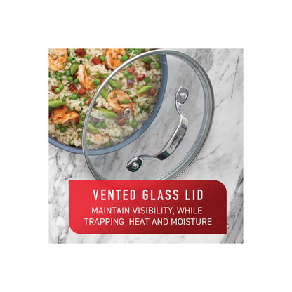 Set di pentole antiaderenti T-fal Platinum con base a induzione, collezione Unlimited Cookware, 12 pezzi