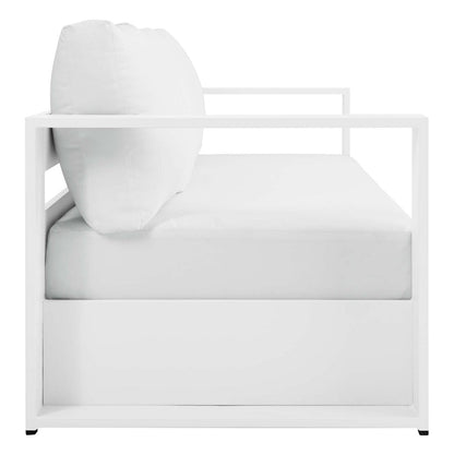 Set da 3 pezzi in alluminio verniciato a polvere per patio esterno Tahoe