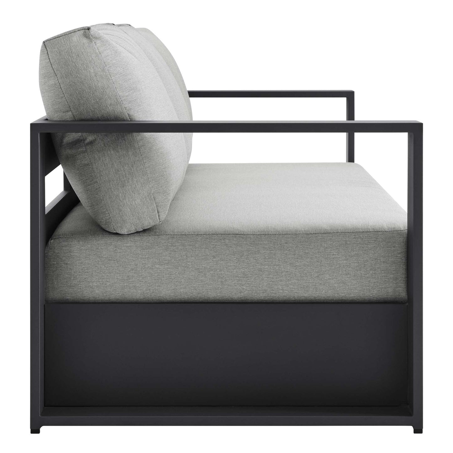 Set da conversazione in alluminio Tahoe da esterno, 4 pezzi, con tavolino da caffè