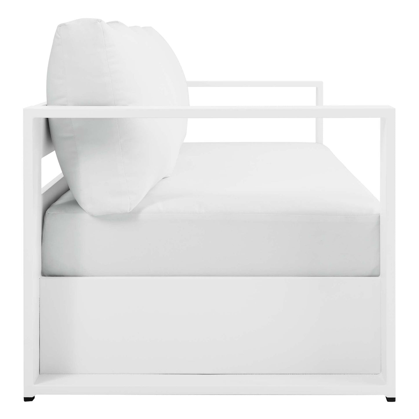 Set da conversazione in alluminio Tahoe da esterno, 4 pezzi, con tavolino da caffè