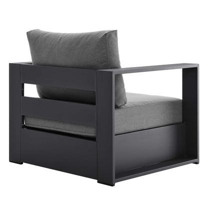 Set da conversazione in alluminio Tahoe da esterno, 4 pezzi, con tavolino da caffè