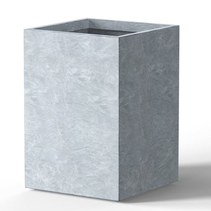 Fioriere rettangolari alte in cemento / Grandi fioriere da interno ed esterno